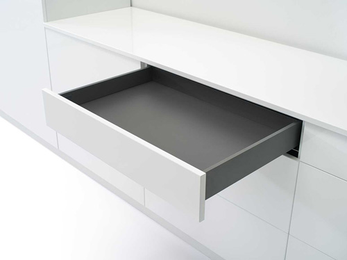 R13 EVO drawer set H90 NL550 Anthracite Soft-close